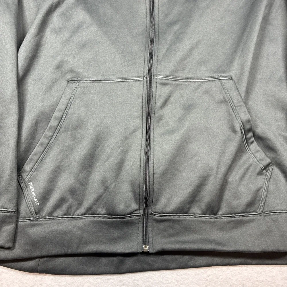 Baltimore Ravens Hoodie Men's XL Nike Therma-Fit Full Zip Gray NFL ON-Field‎